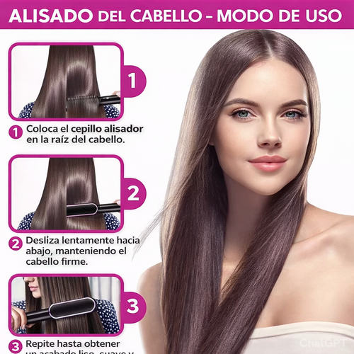 Cepillo Alisador 2 en 1 SilkGlide Pro™